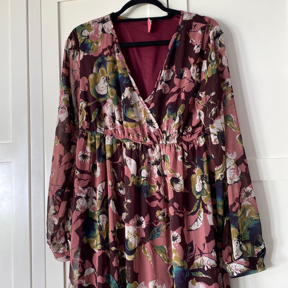 Pink Blush sz m dress maxi